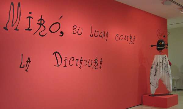 Miró, su lucha contra la dictadura