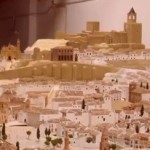 Maqueta de Antequera en el siglo XVIII 