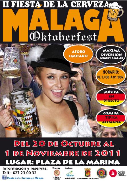 Fiesta de la cerveza Oktoberfest 2011 en Málaga