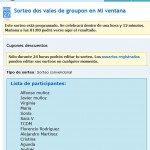 Groupon y sorteo de cupones descuentos